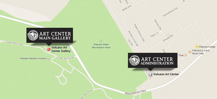 Contact Map Volcano Art Center