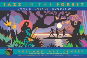 Jazz in the Forest Summer Poster