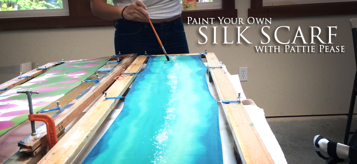 Paint Your Own Silk Scarf Returns to Volcano Art Center