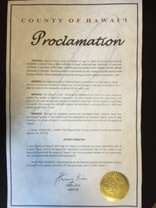 Mayor Proclamation for Dietrich Varez