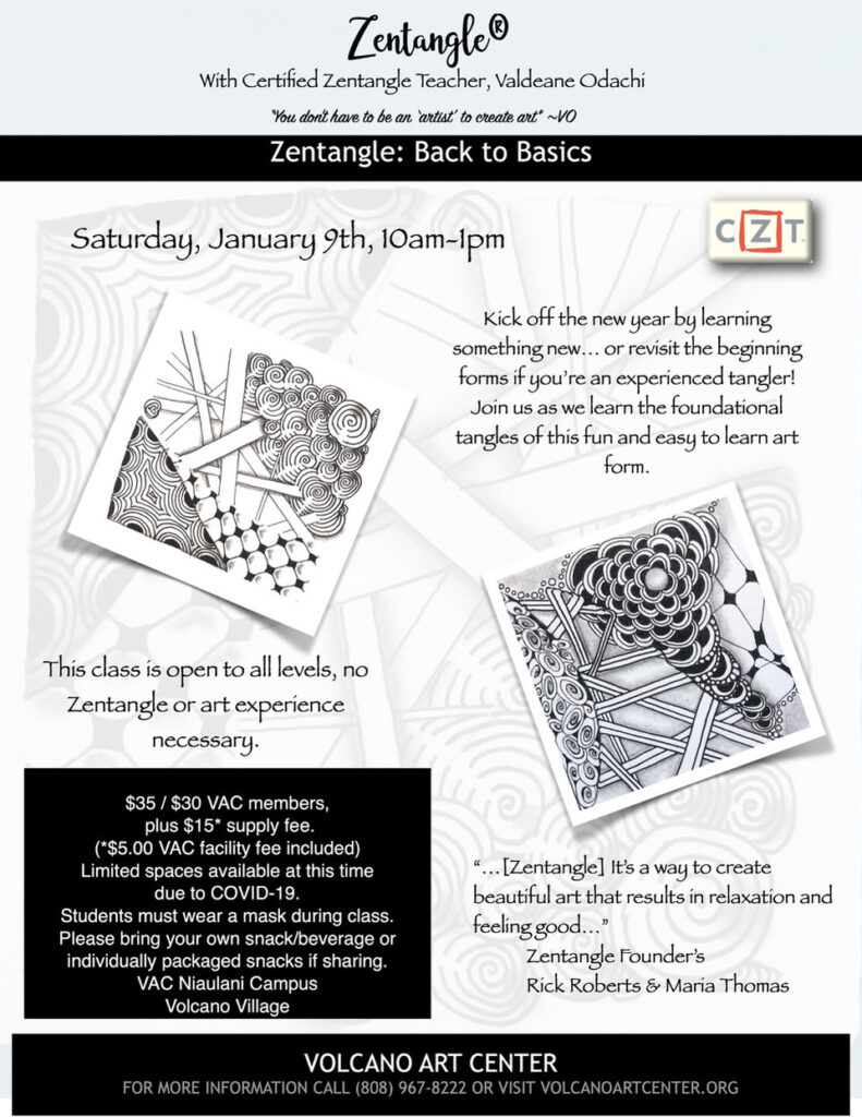 Welcome the New Year with an Introduction to Zentangle - Advocate News