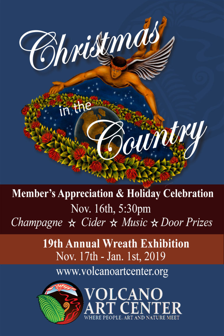 New Exhibit Christmas in the Country at Volcano Art