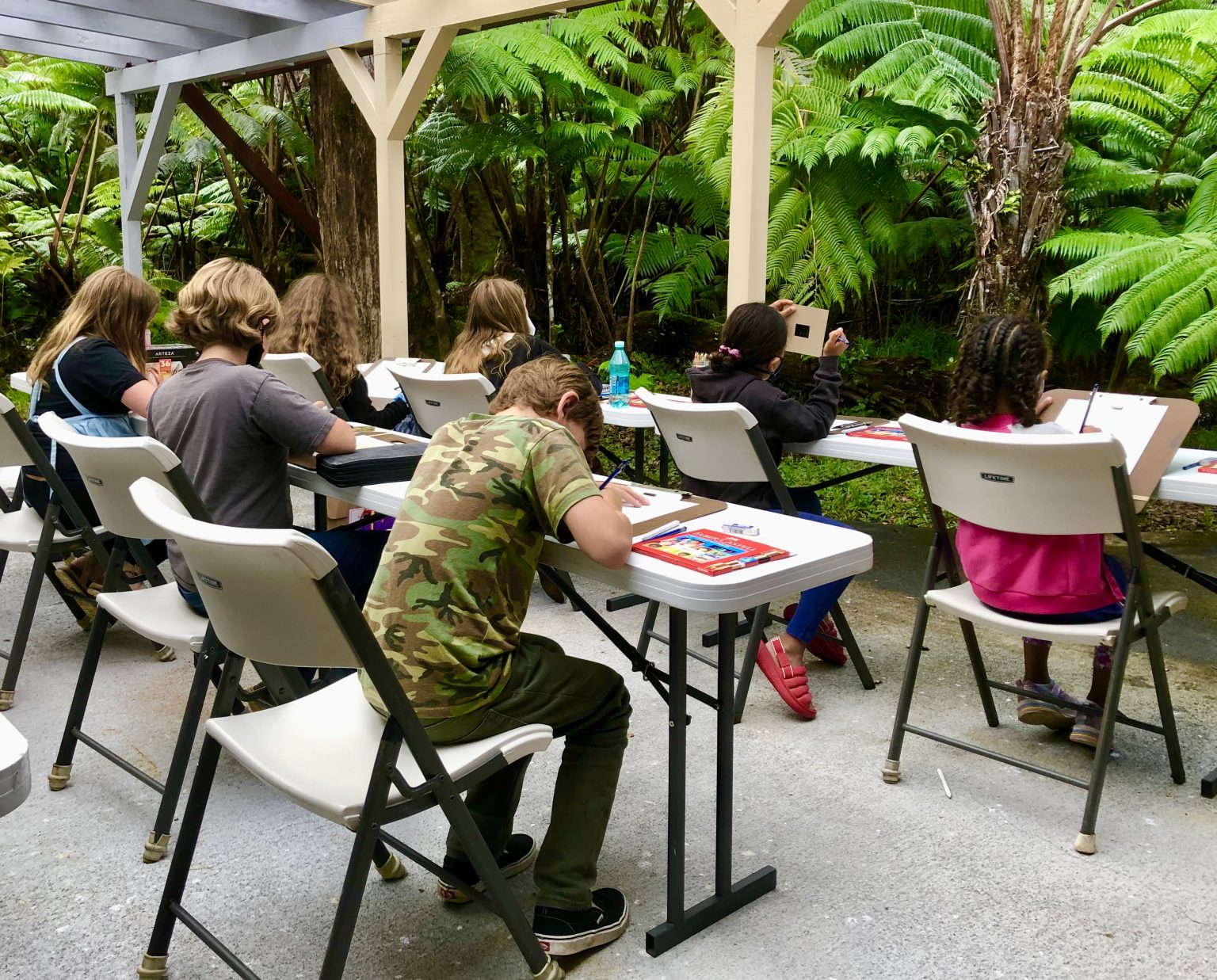 Keiki Drawing Classes with Ken Charon Volcano Art Center