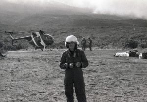 Dina Kageler Working with Heli-Ops in HVNP