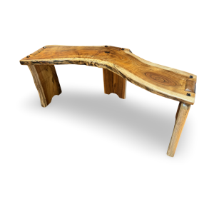 Koa Loveseat Bench by Bill Hamilton