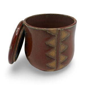 ʻUmeke (circular vessel) with Lid by Kainoa Makua
