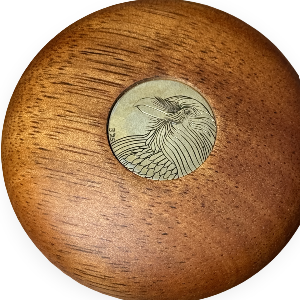 Koa Button Peg Board by William DeMent - Image 2