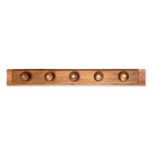 Koa Button Peg Board by William DeMent