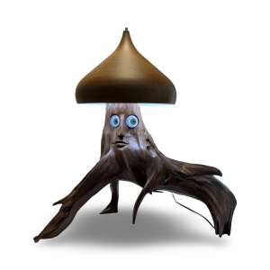 Stump Watcher Lamp by Ken Charon
