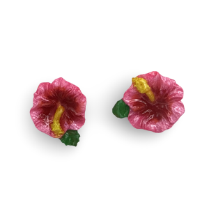 Hibiscus Stud, Earrings by Sarah Talich
