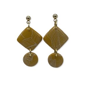 Leaf Design, Earrings by Sarah Talich