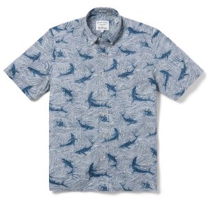 Aloha Shirt, Manō, Design by Dietrich Varez