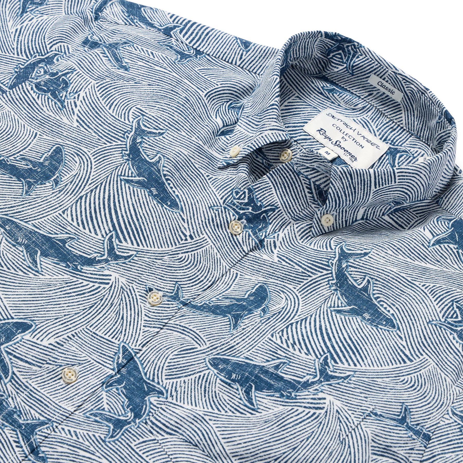 Aloha Shirt, Manō, Design by Dietrich Varez - Image 2