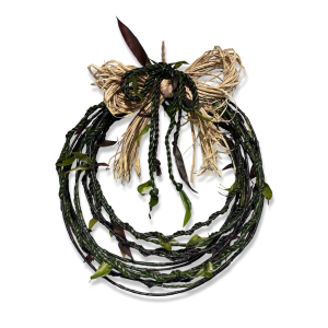 The Twelve Leis of Christmas, Live Wreath by Sara Bricker