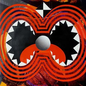 O Ailāʻau - painting by Carl Franklin Kaʻailāʻau Pao exhibited at Volcano Art Center