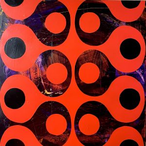 O Ailāʻau Makalau - painting by Carl Franklin Kaʻailāʻau Pao at Volcano Art Center Gallery