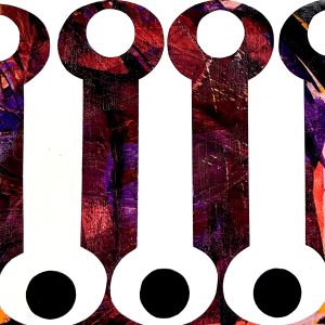 O Ailāʻau Maka Hina - painting by Carl Franklin Kaʻailāʻau Pao at Volcano Art Center