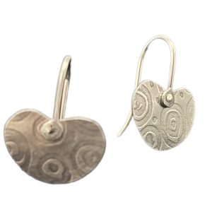 Spiral Bean Earrings by Brenda May Ching