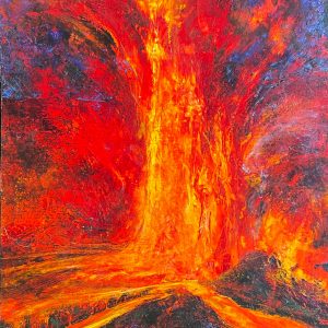 Velocity,  Oil and Cold Wax by Cheri Groom