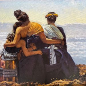 Standing Above the Clouds by Edwin Kayton