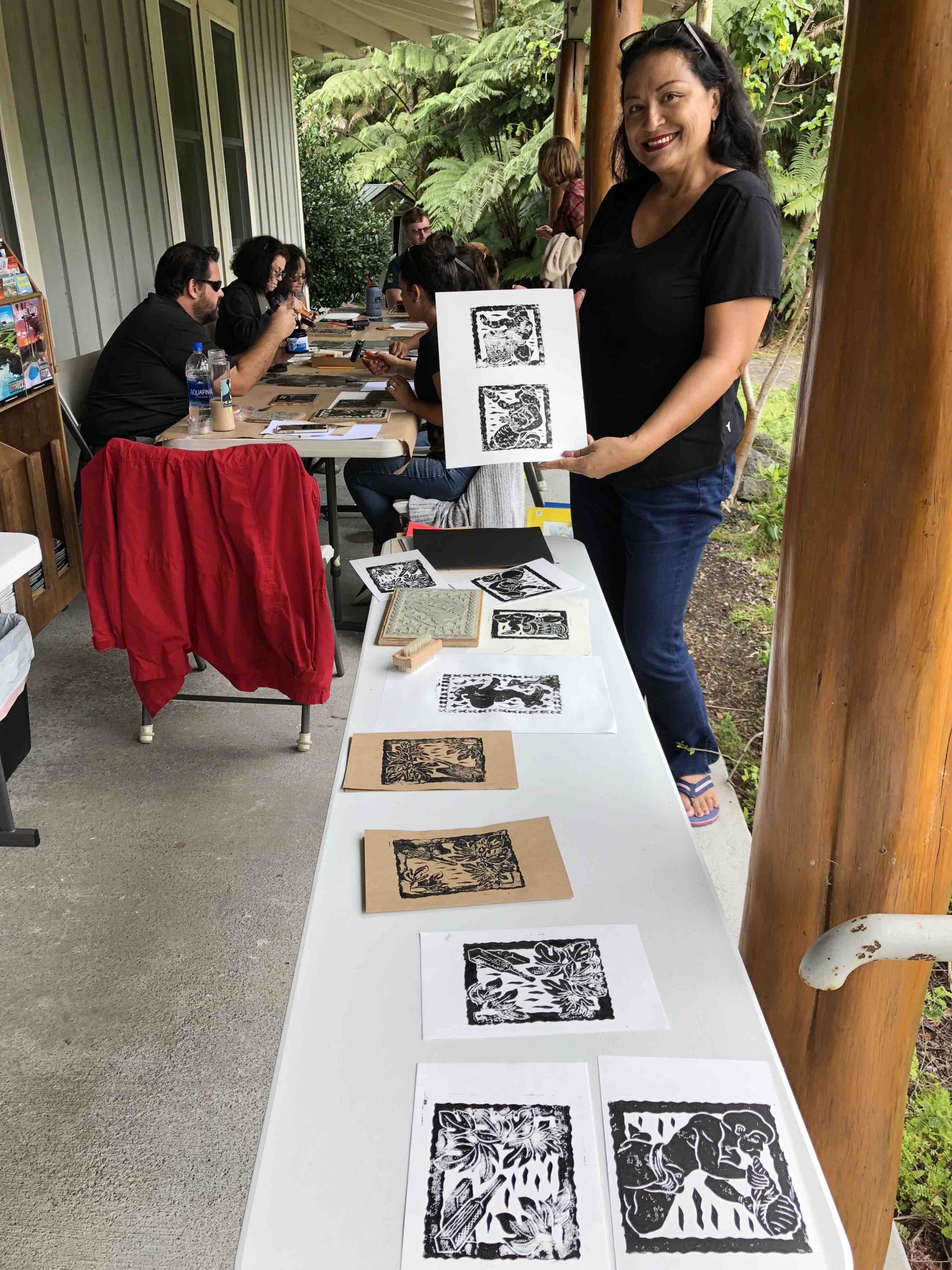 Cy Varez Varez Forest Print Pull: Make & Take – Volcano Art Center