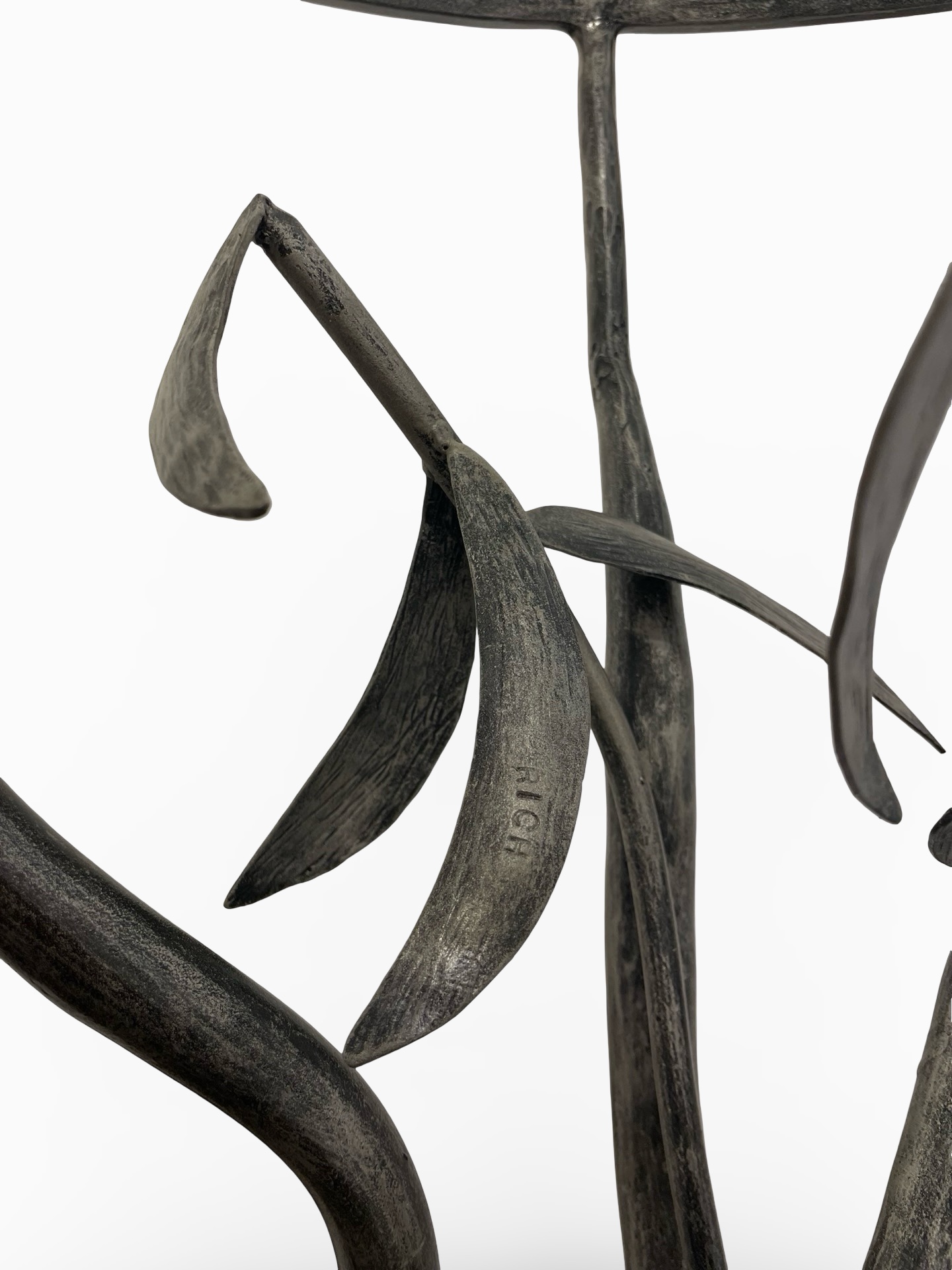 Koa Steel Table by Ernest and Lois Rich - Image 3