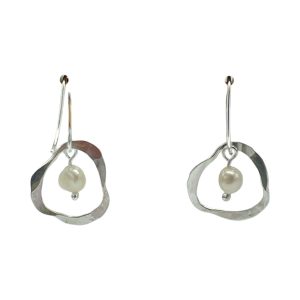 Single Cloud Earrings by Brenda May Ching