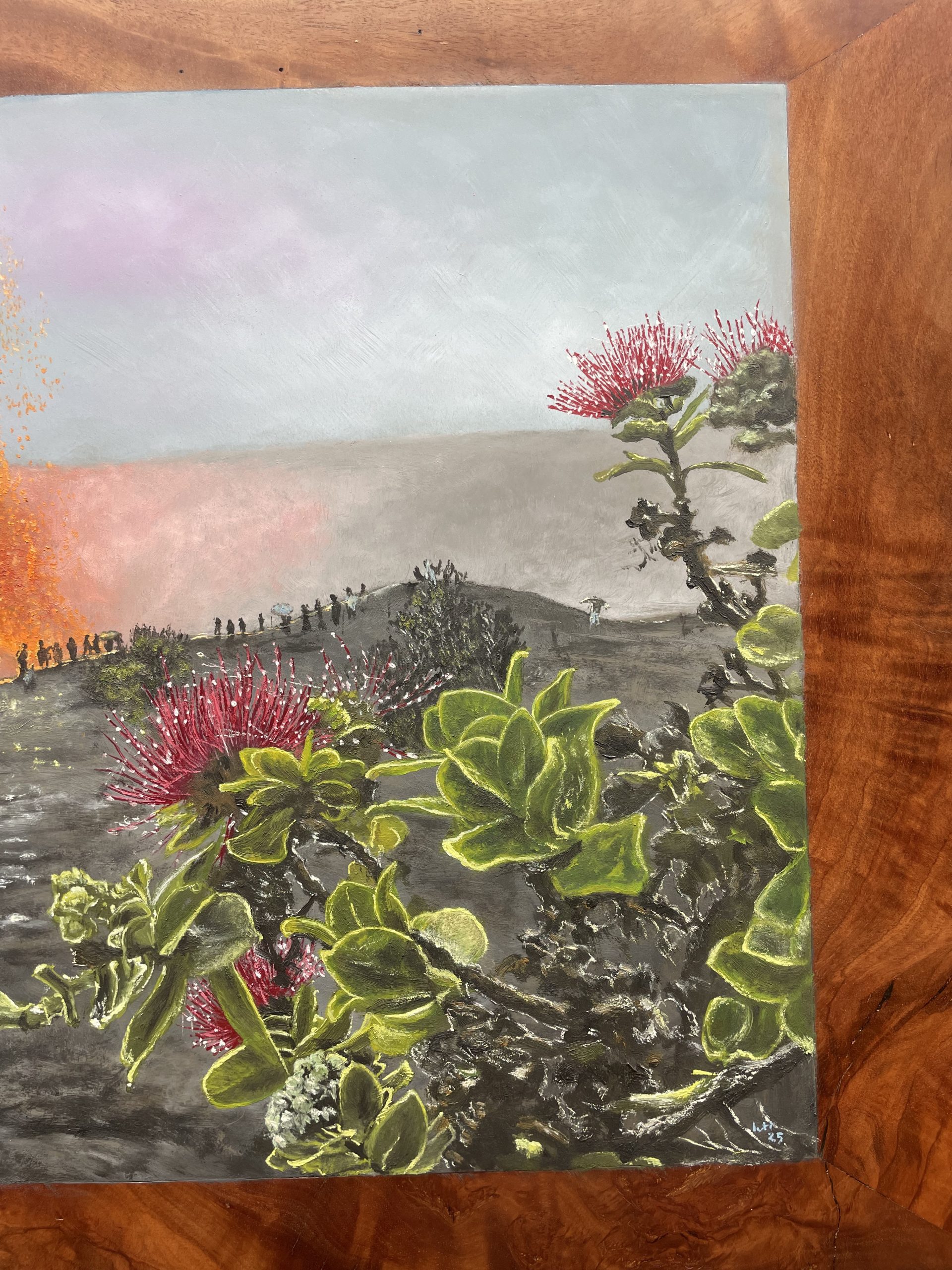 Raining Pele's Hair, Original Painting by Luti Castro - Image 6
