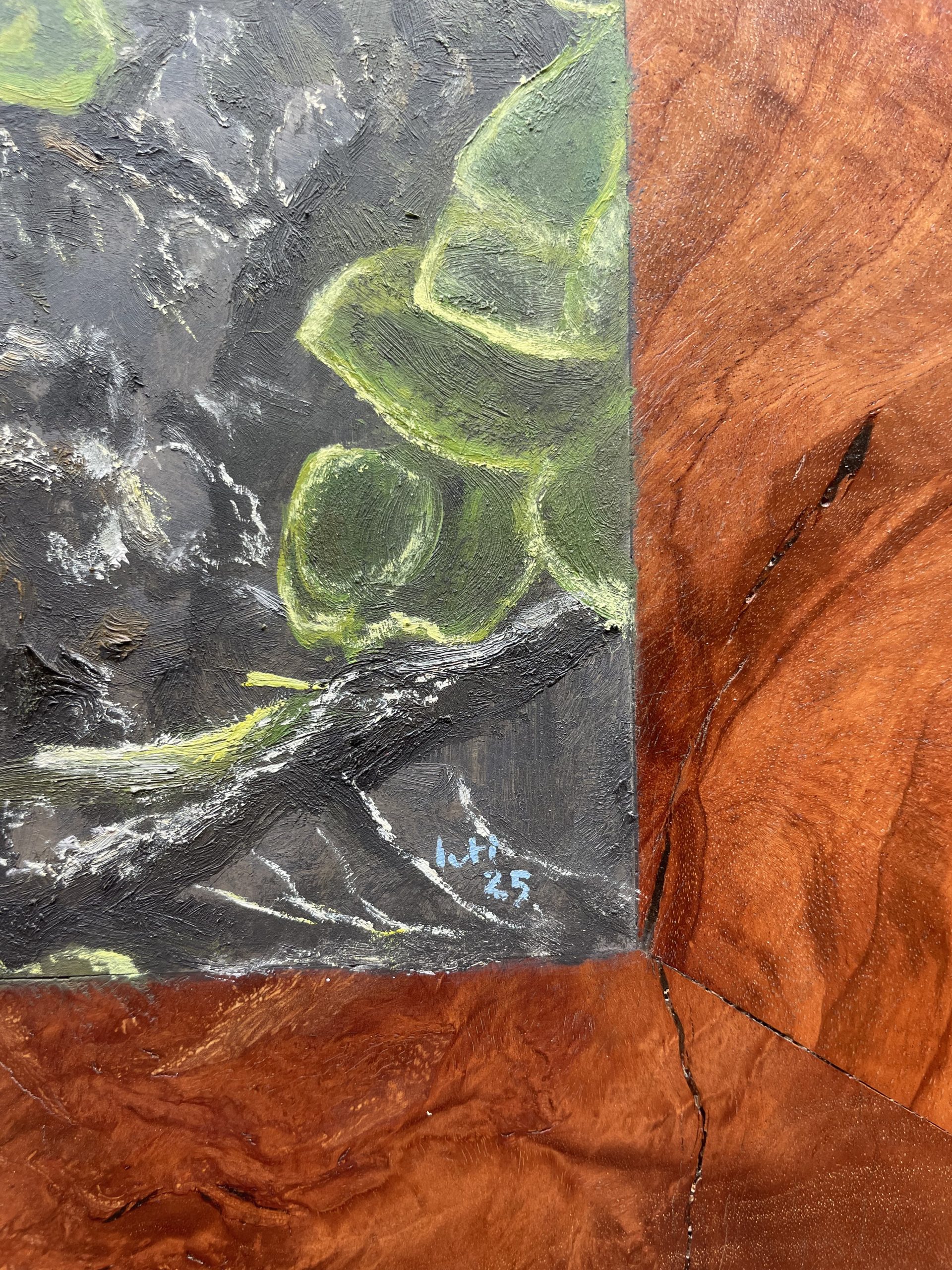Raining Pele's Hair, Original Painting by Luti Castro - Image 4