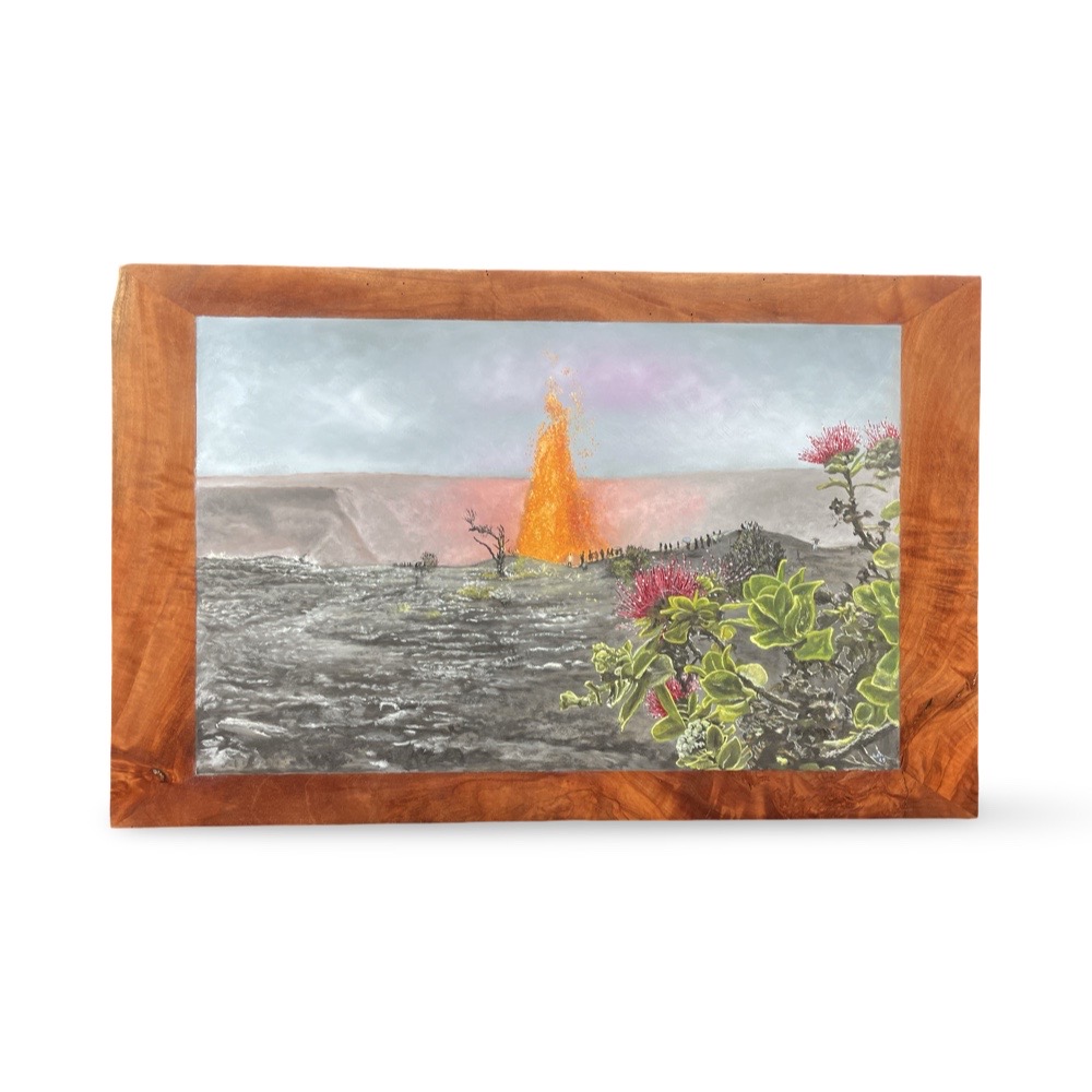 Raining Pele's Hair, Original Painting by Luti Castro - Image 2