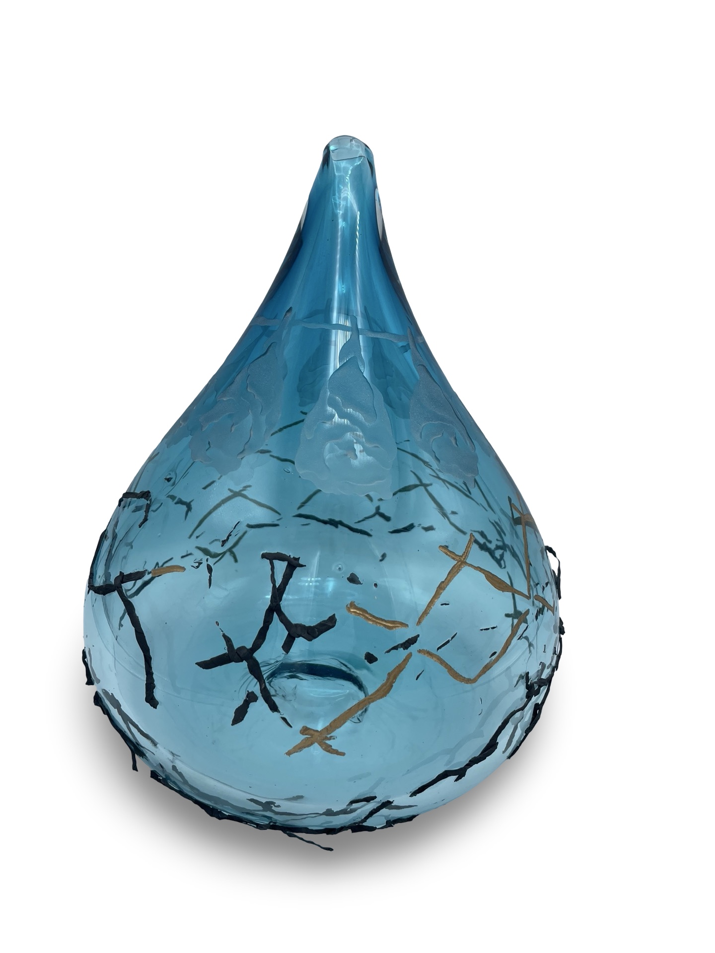 Ipu Wai Copper Weave w/Milo Lei Vessel, by Heather Mettler - Image 3