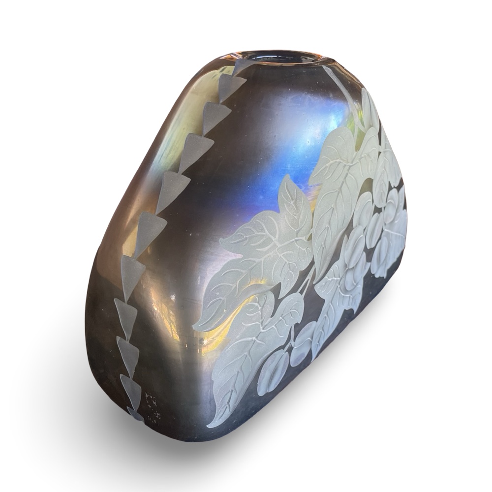 Kukui with Tapa Band Vessel by Heather Mettler - Image 2
