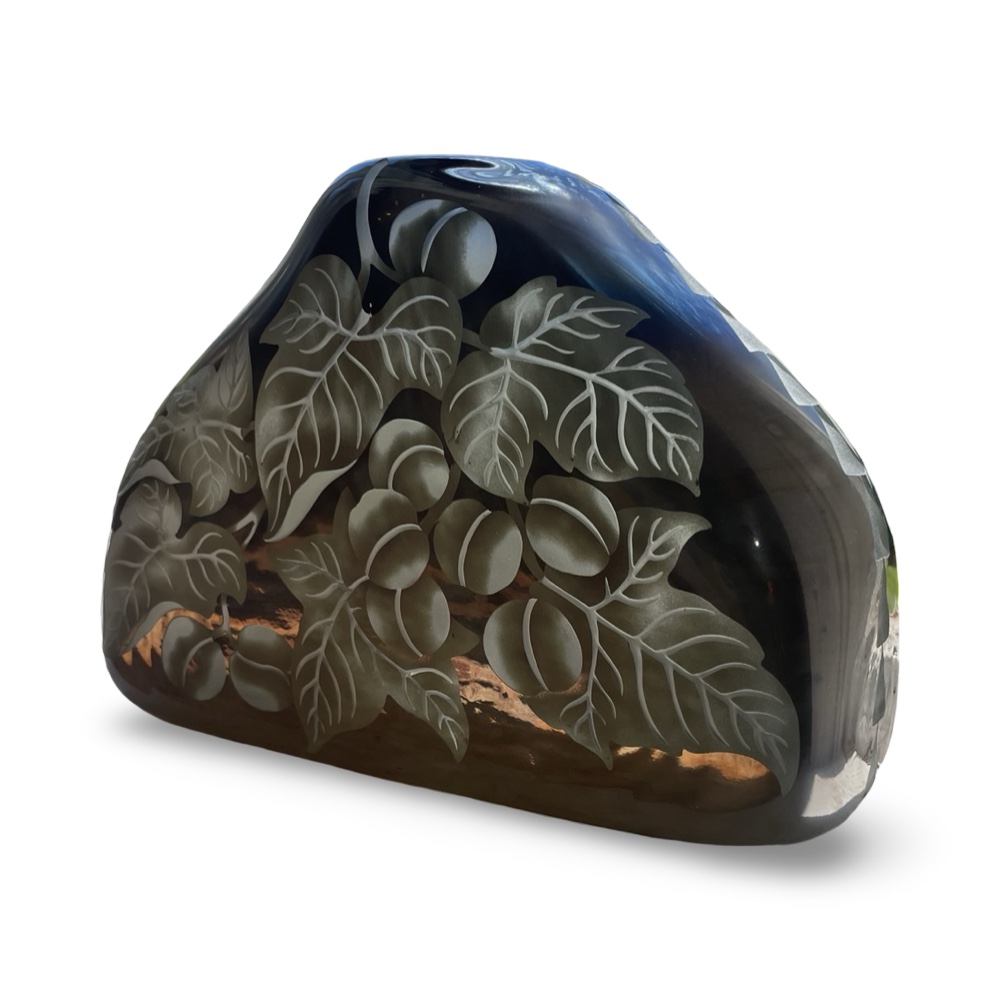 Kukui with Tapa Band Vessel by Heather Mettler - Image 4