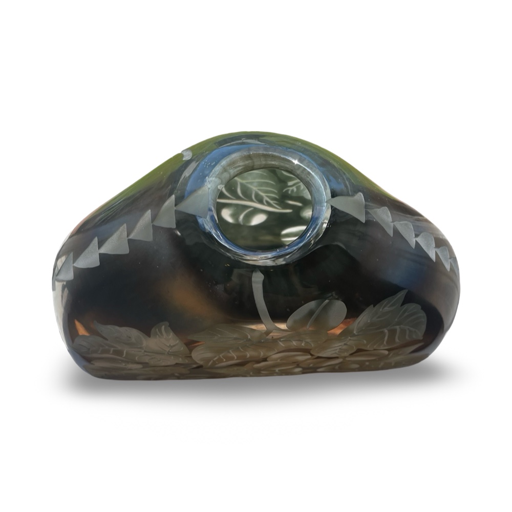 Kukui with Tapa Band Vessel by Heather Mettler - Image 3