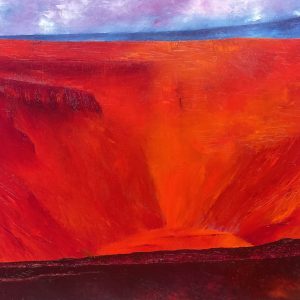 The Cliffs of Halemaʻumaʻu Painting by Catherine Robbins