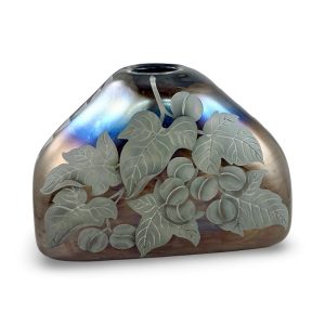 Kukui with Tapa Band Vessel by Heather Mettler