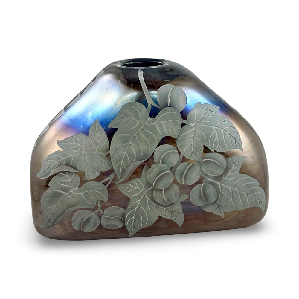 Kukui with Tapa Band Vessel by Heather Mettler