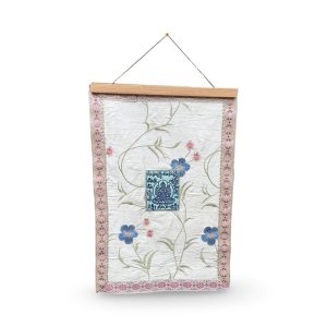 Turquoise Floral Buddah by Lisa Louise Adams
