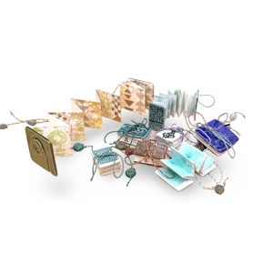 Tiny Clay Covered Books by Lisa Louise Adams