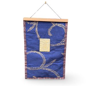 Blue and Gold Buddah by Lisa Louise Adams